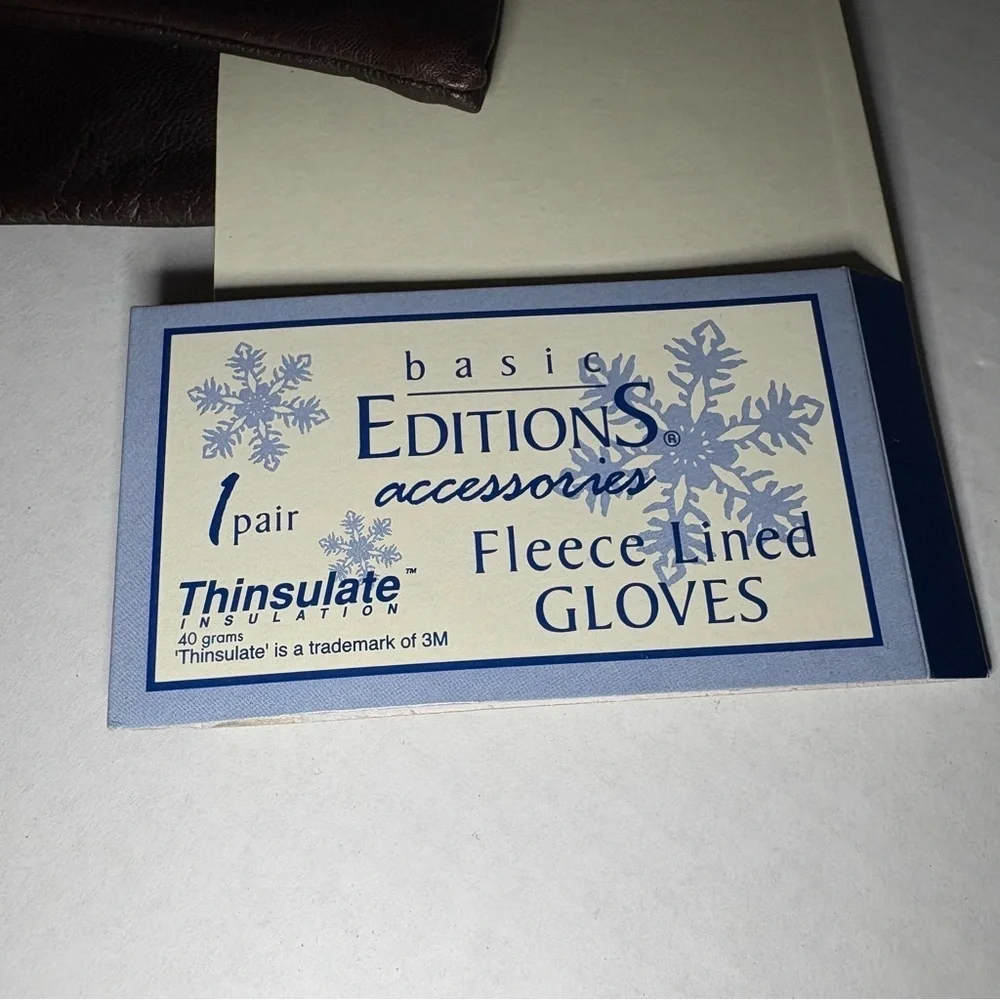 Vintage Basic Editions Thinsulate Brown Women’s Gloves